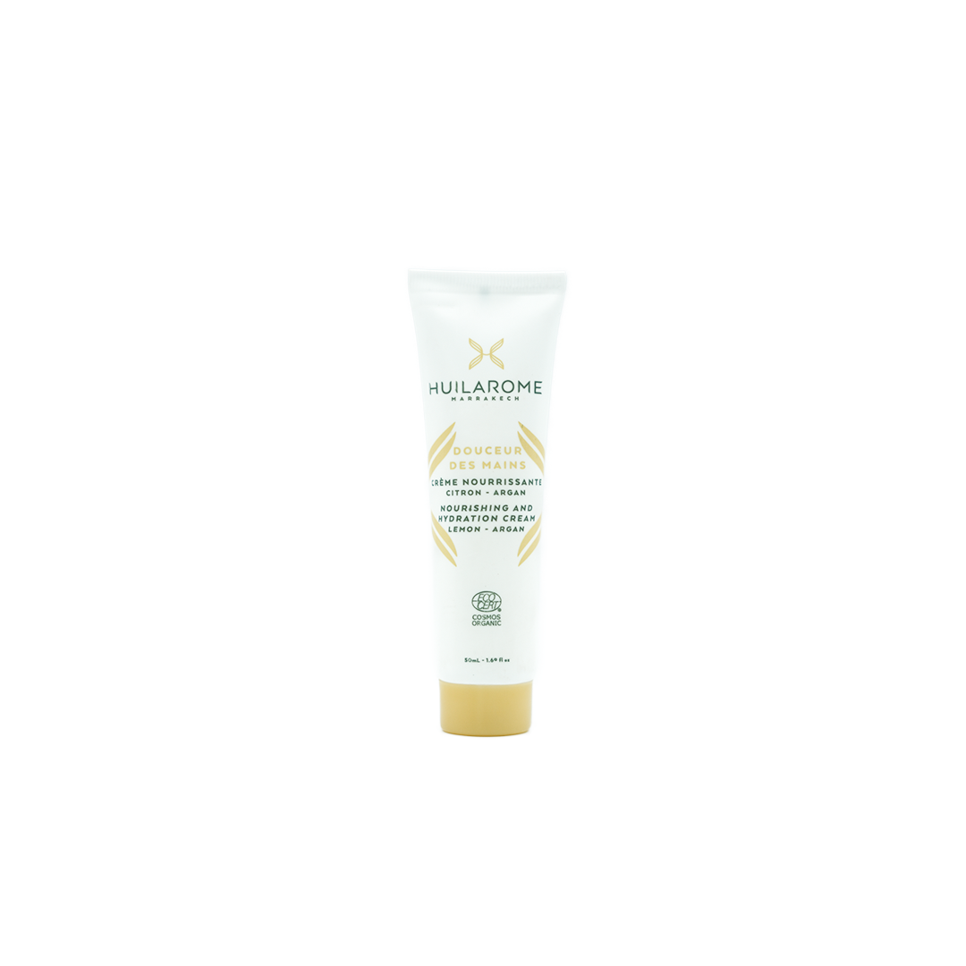 Douceur des mains crème nourrissante au citron et argan