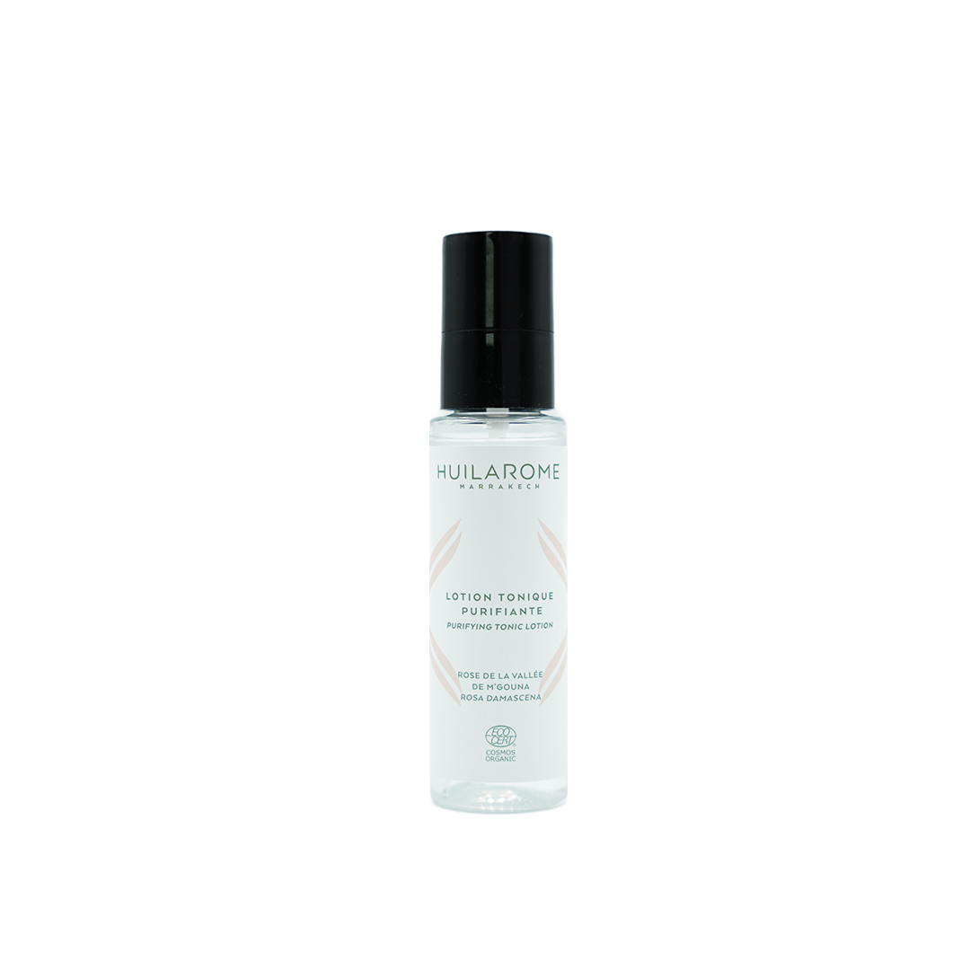 Lotion tonique purifiante - rose de la vallée de m'gouna - tous types de peau