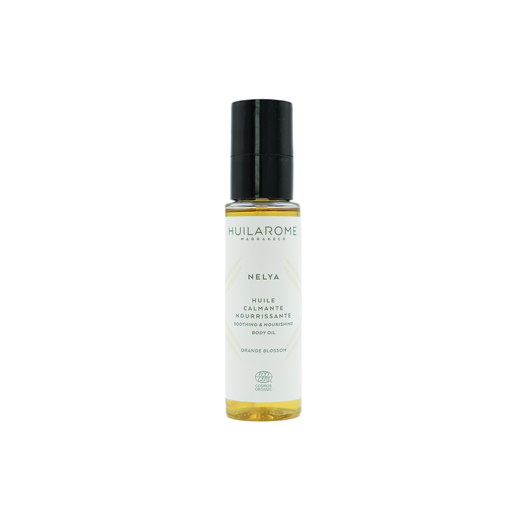 Nelya huile corporelle calmante et nourrissante fleur d'oranger
