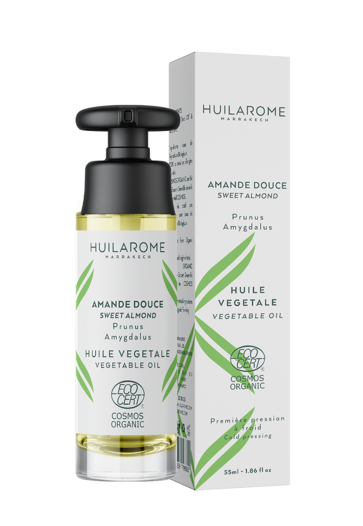Huile végétale biologique d’amande douce